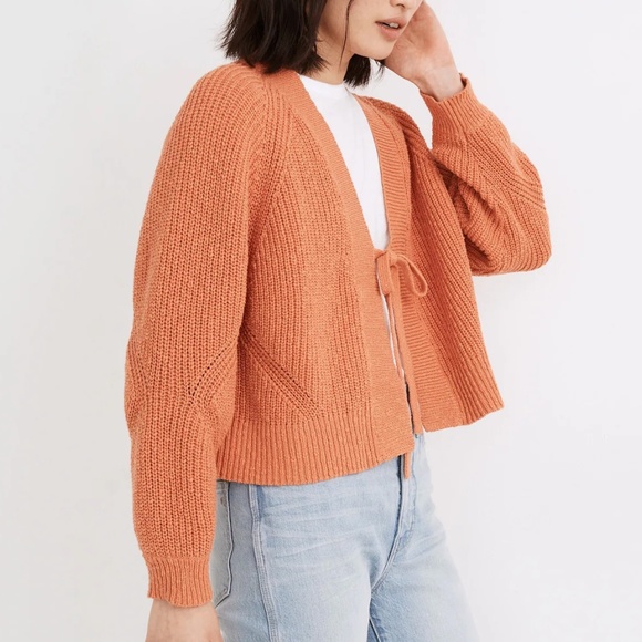 Madewell | Eastdale Tie-Front Cardigan Sweater - Picture 8 of 8